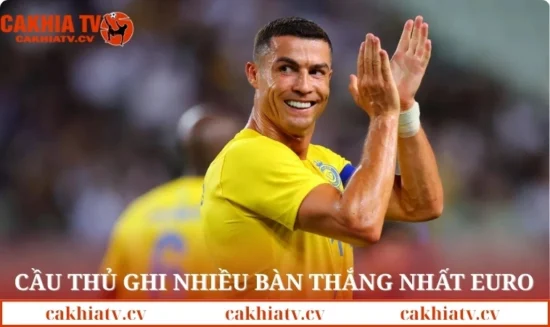 cầu thủ ghi nhiều bàn thắng nhất Euro