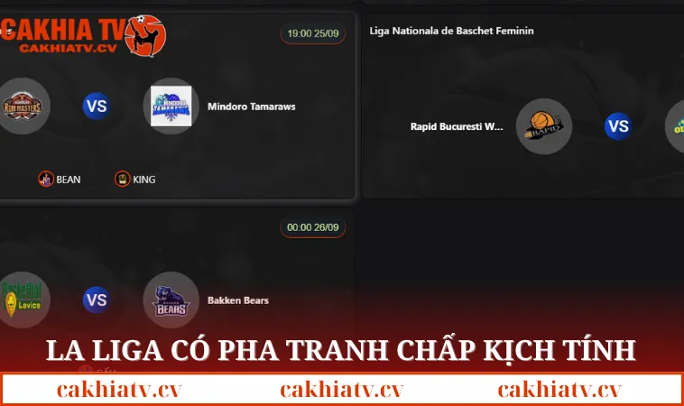 La Liga mang đến những pha tranh chấp kịch tính